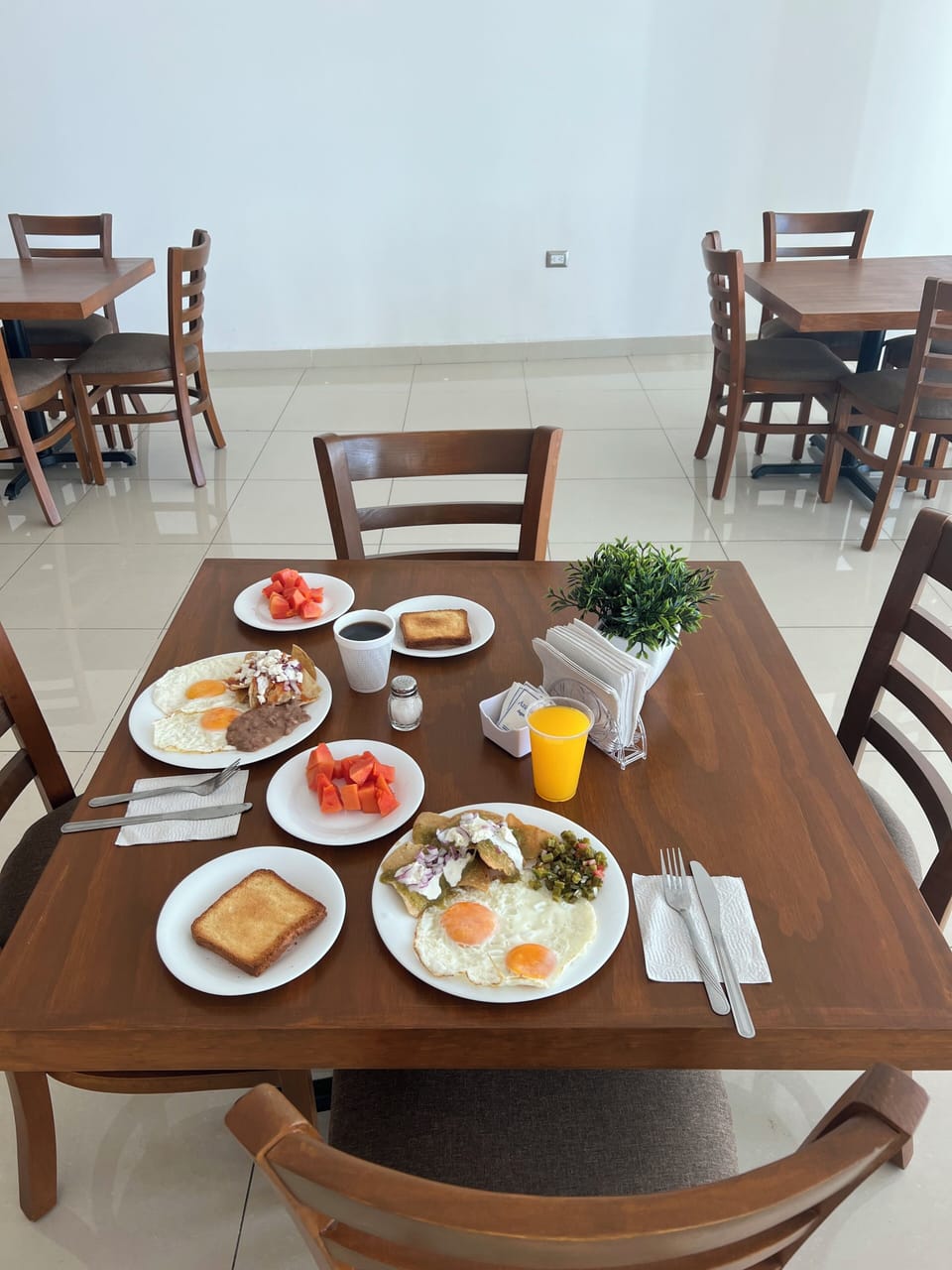 Free daily breakfast