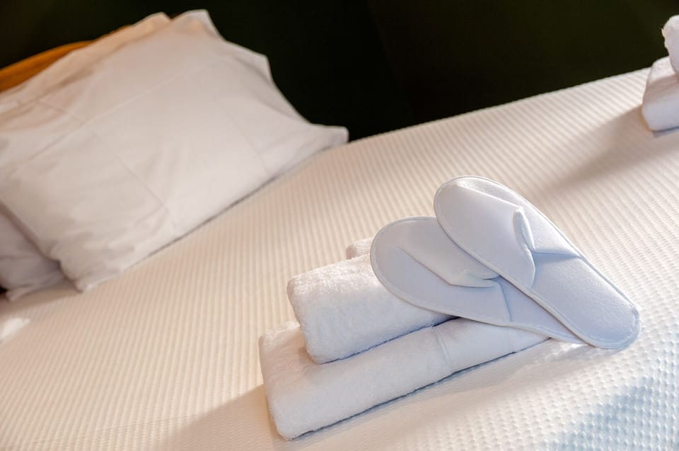 Free toiletries, hair dryer, towels, soap