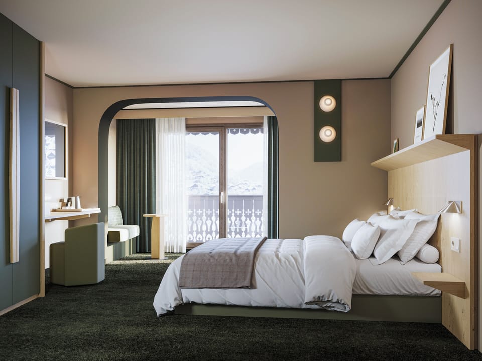 Superior Suite, Balcony, Mountain View | In-room safe, laptop workspace, iron/ironing board (on request)