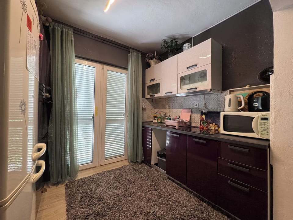 Apartment (A1) | Private kitchen | Espresso maker, fridge, microwave, oven