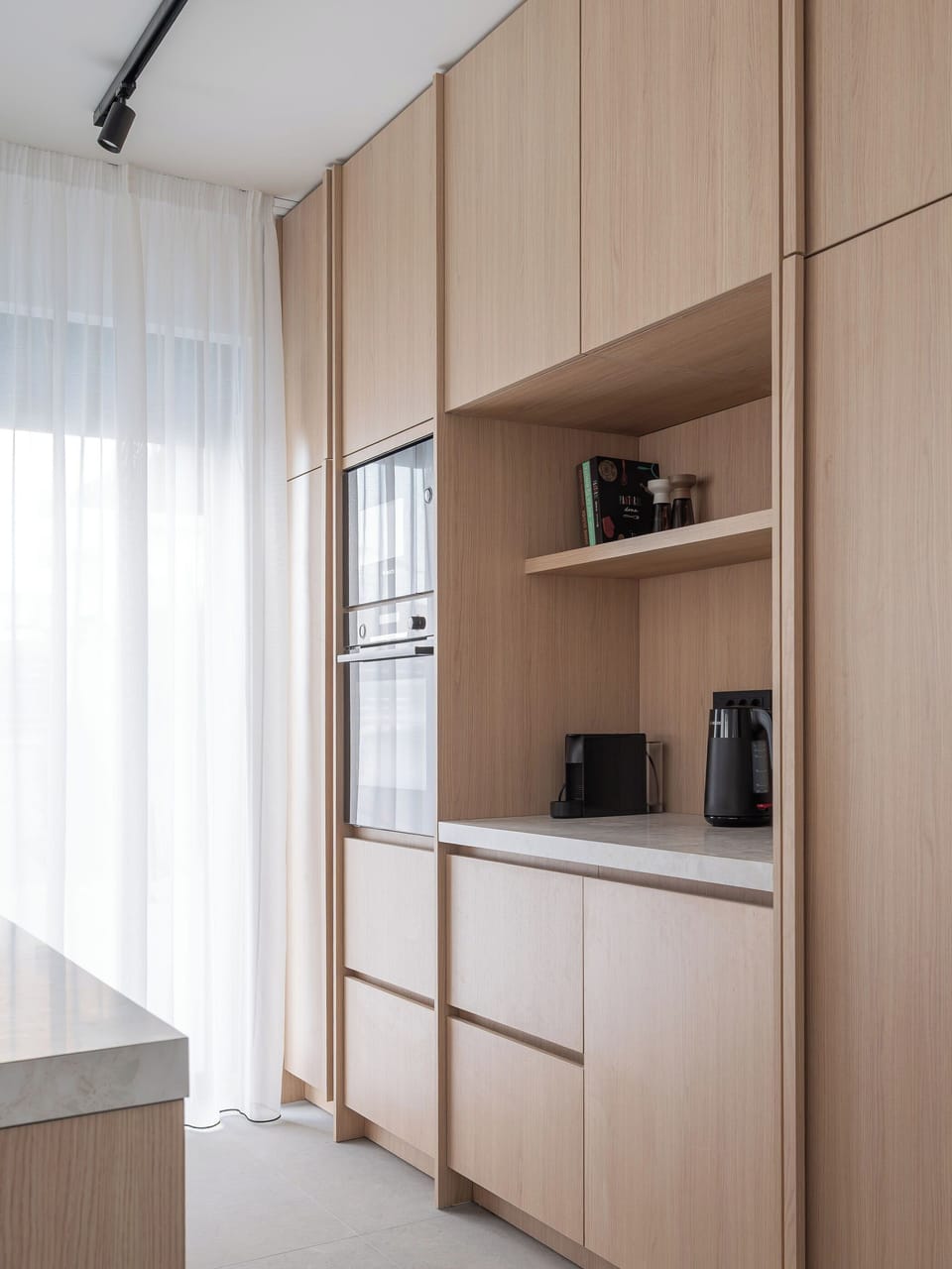 Villa | Private kitchen | Espresso maker, fridge, microwave, oven