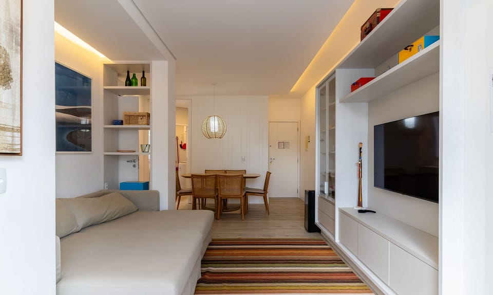 Basic Apartment | Living area | 40-inch TV with digital channels