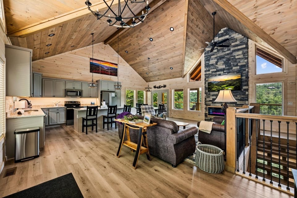 Cabin, 3 Bedrooms | Interior