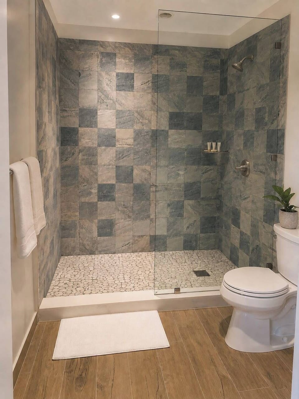 Deluxe Suite | Bathroom | Shower, towels, soap, shampoo