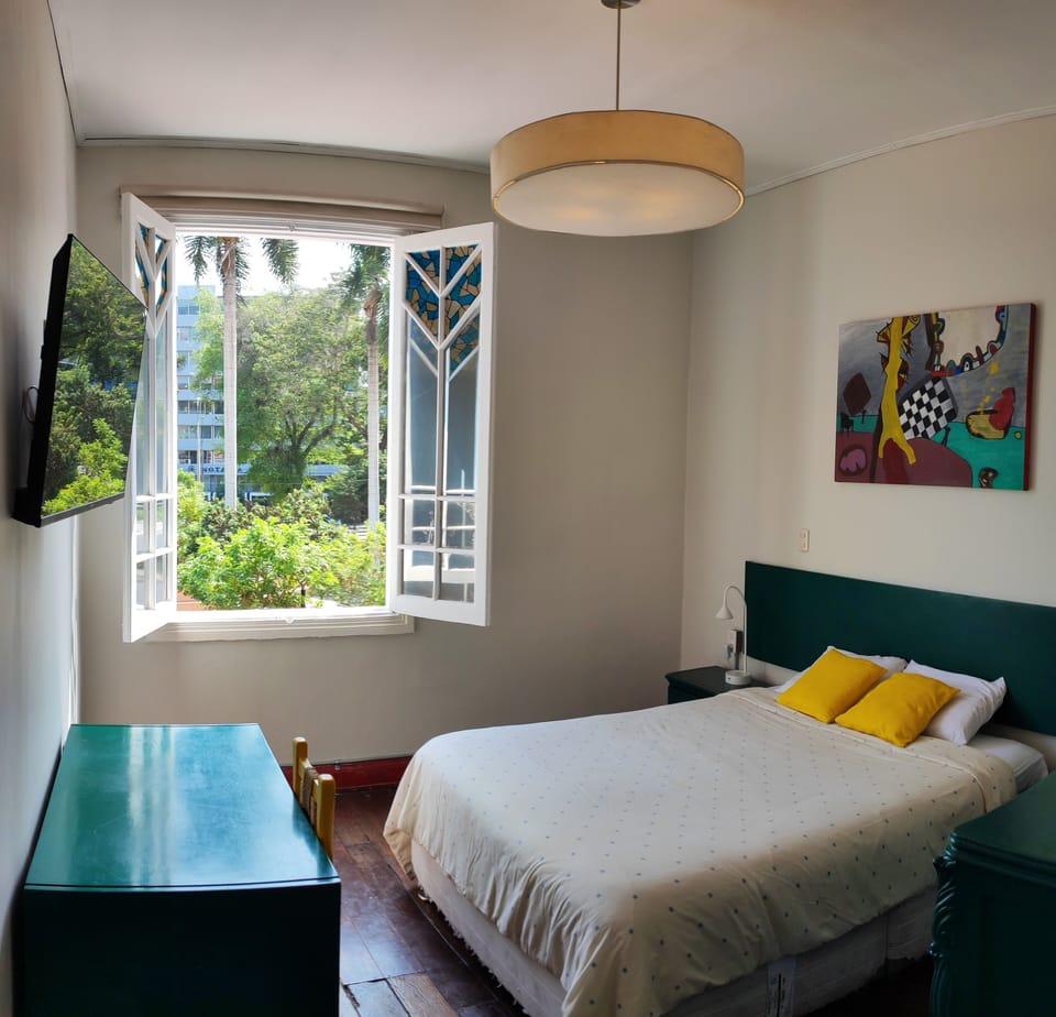 Premium Double Room, 1 Queen Bed, Ensuite, Park View | WiFi (free), bed sheets