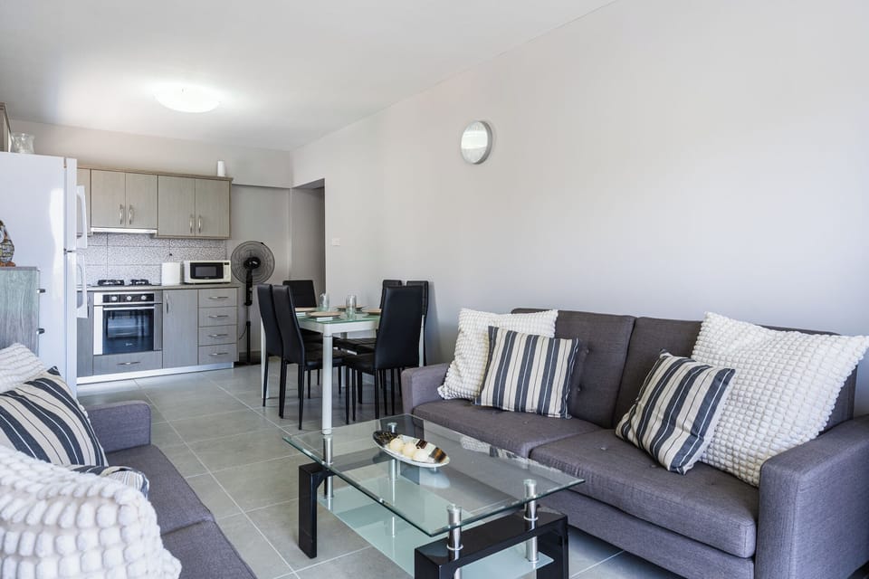 Apartment, Balcony | Living area | 55-inch Smart TV with digital channels, Netflix, streaming services