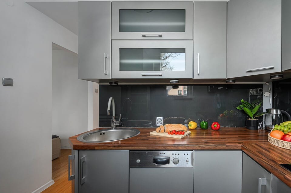 Apartment | Private kitchen | Cleaning supplies