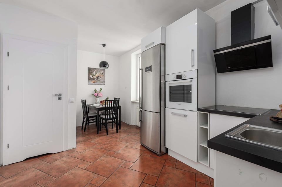 Apartment | Private kitchen | Cleaning supplies