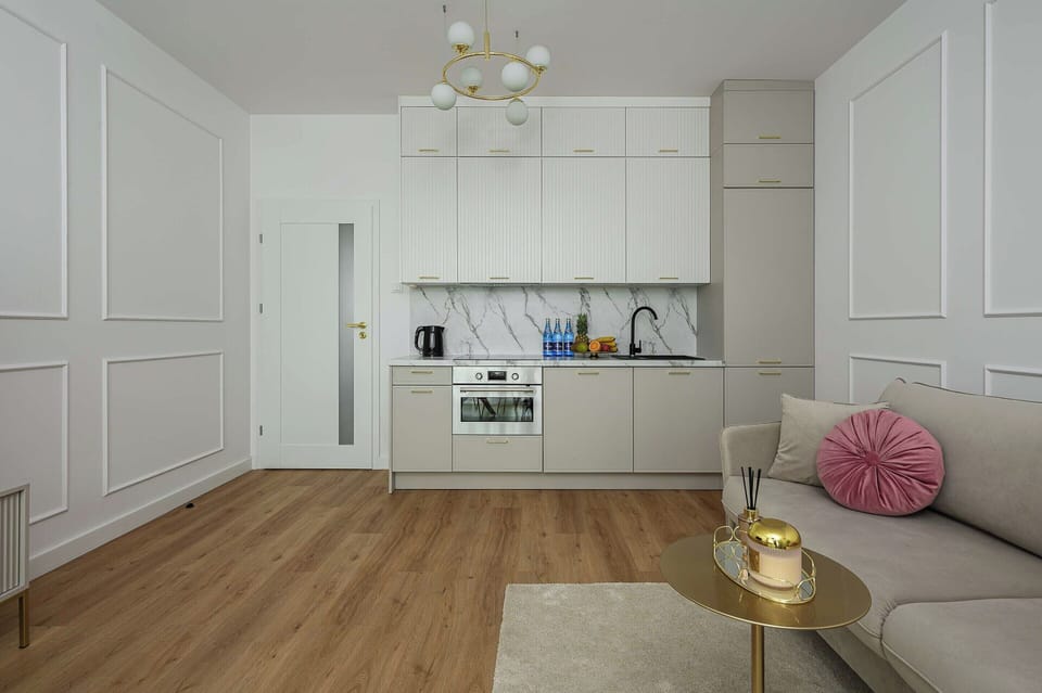 Apartment | Private kitchen | Cleaning supplies