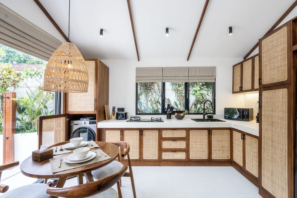 Luxury Villa, 2 Bedrooms, Private Pool, Garden View | Private kitchen