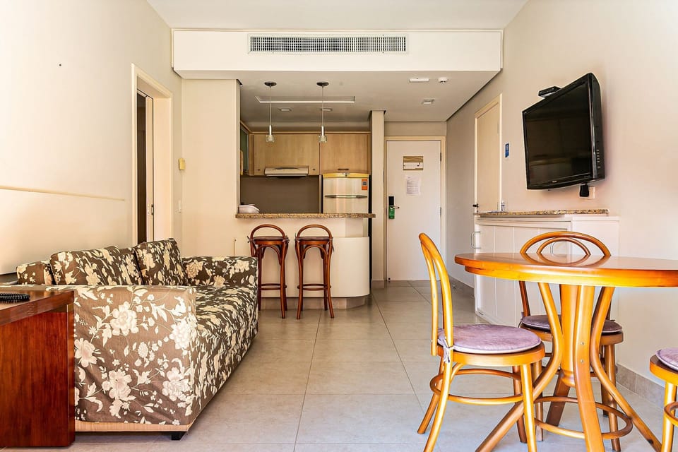 Basic Apartment | Living area | 40-inch TV with digital channels