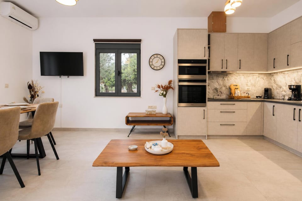 Villa, Pool View | Private kitchen | Espresso maker, coffee/tea maker, full-size fridge, microwave