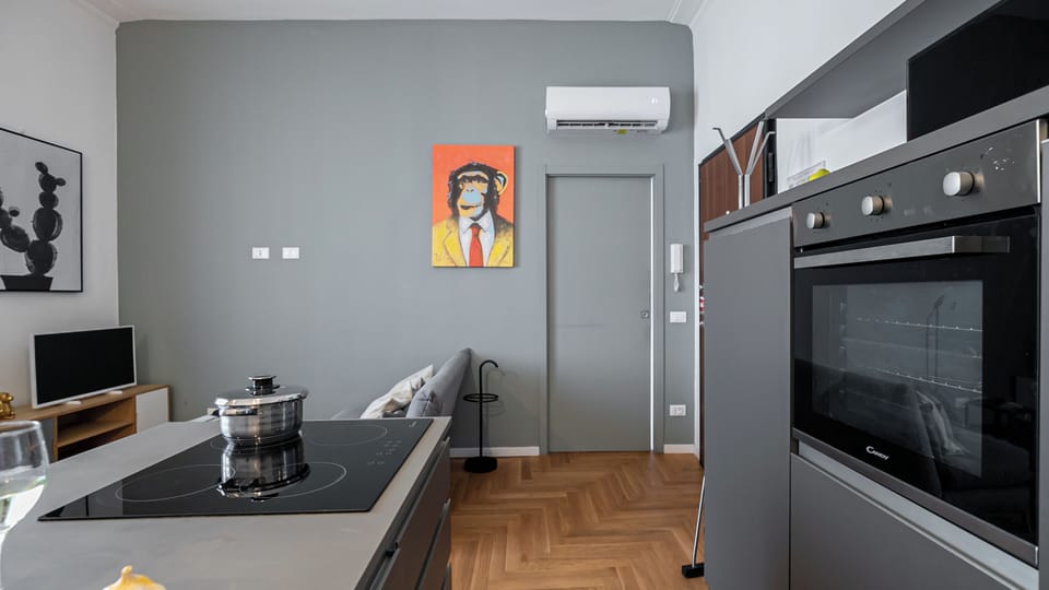 Apartment (1 Bedroom) | Private kitchen | Microwave, oven, stovetop, dishwasher