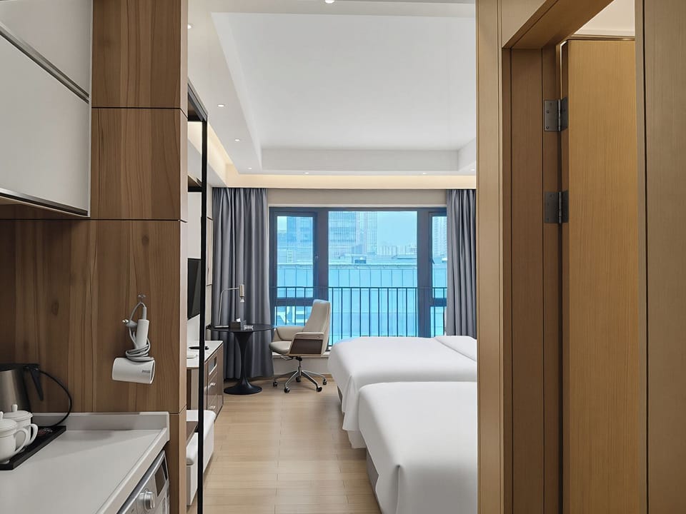 Superior Twin Room, City View | Laptop workspace, blackout drapes, soundproofing, iron/ironing board
