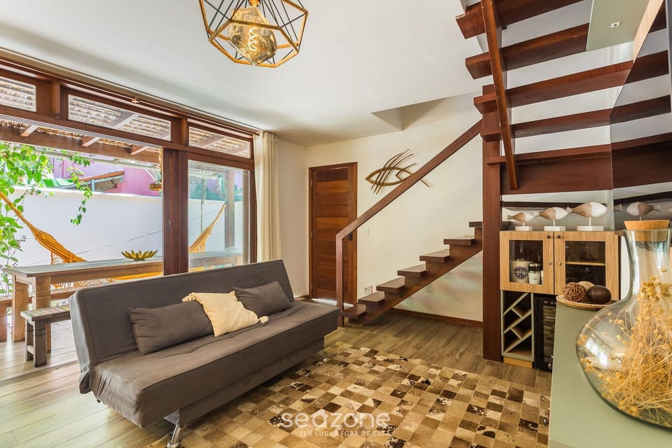 Chalet | Living area | 40-inch TV with digital channels