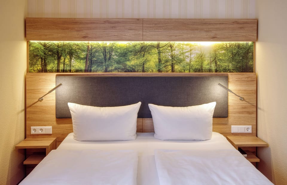 Comfort Double Room (Vital) | Hypo-allergenic bedding, minibar, desk, laptop workspace