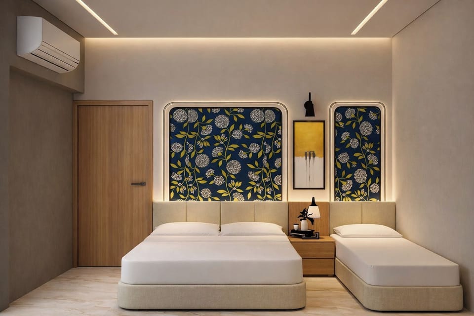 Deluxe Triple Room | Desk, laptop workspace
