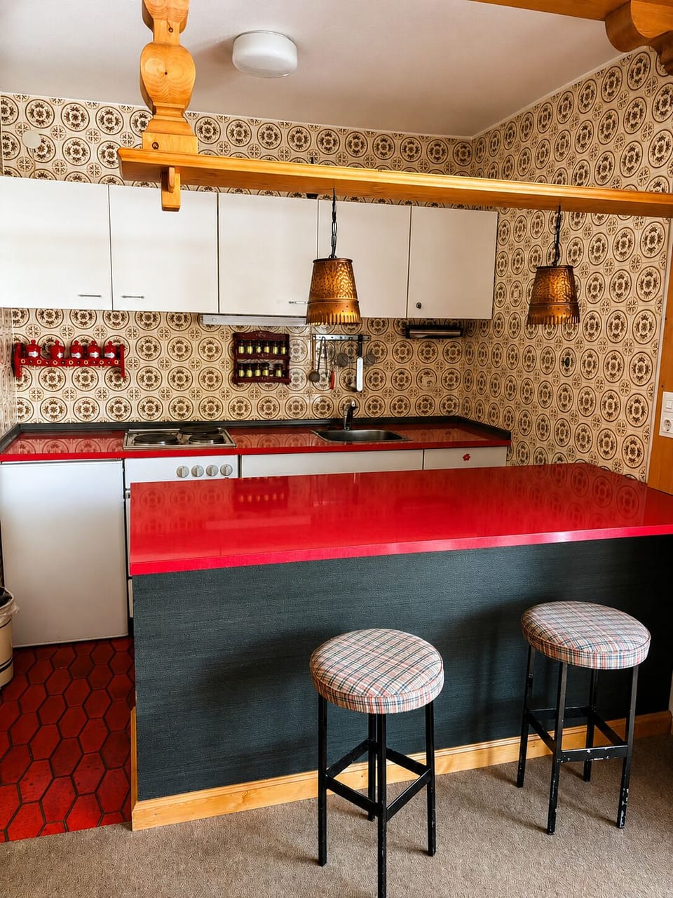 Apartment, Balcony, Garden View | Private kitchen