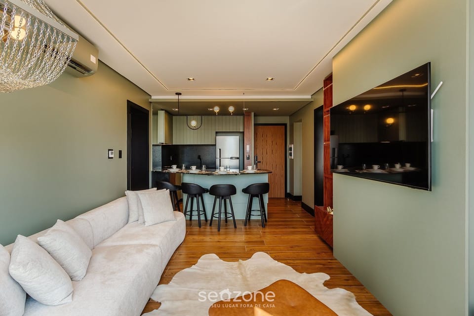 Basic Apartment | Living area | 40-inch TV with digital channels