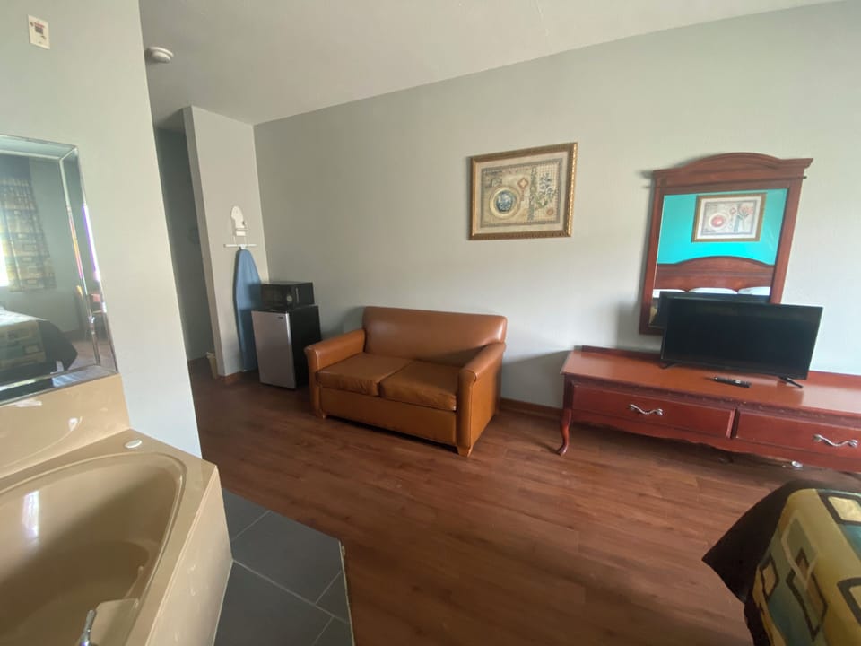 Deluxe Room, 1 King Bed, Non Smoking | Living area