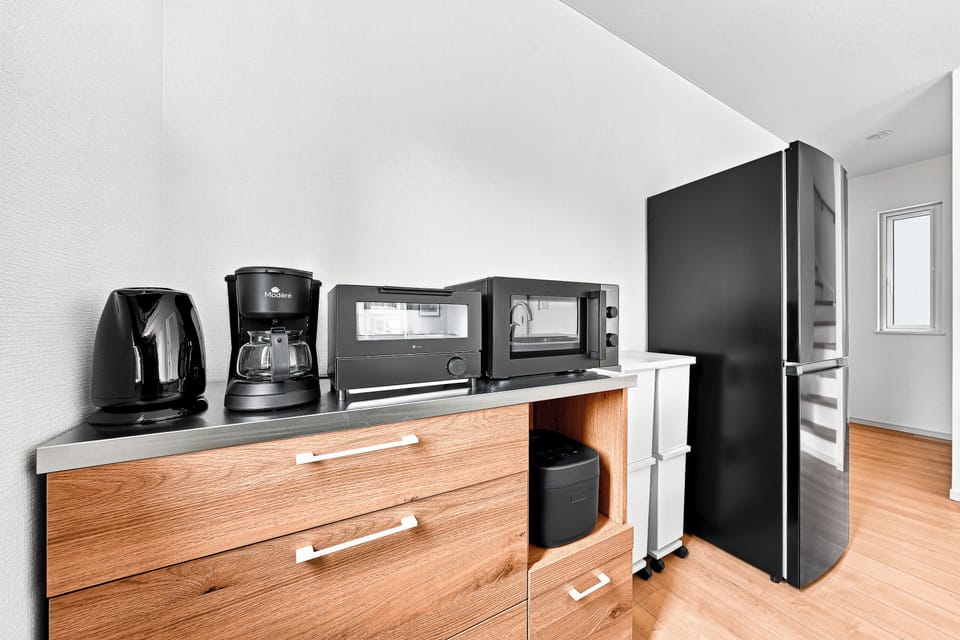 Apartment | Private kitchen | Fridge, microwave, stovetop, dishwasher