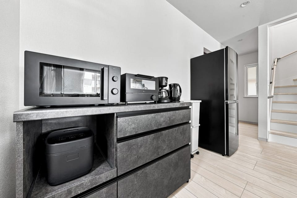 Apartment | Private kitchen | Fridge, microwave, stovetop, dishwasher
