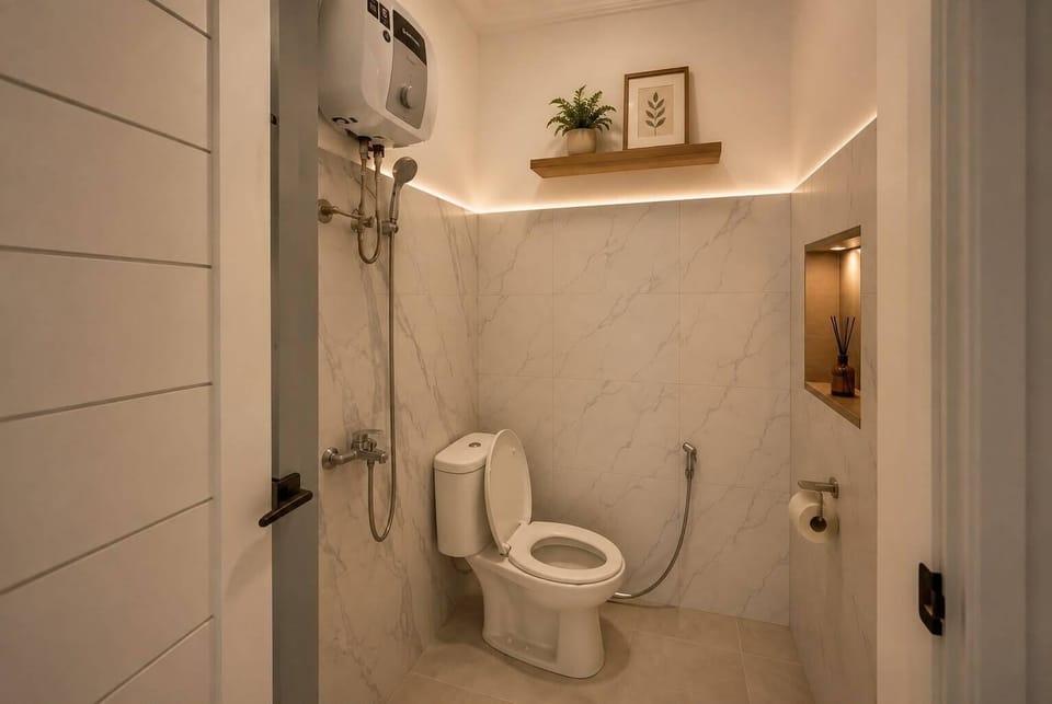 Deluxe Villa, Balcony, Garden View | Bathroom