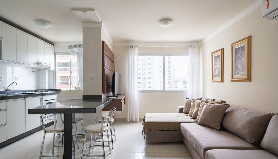 Basic Apartment | Living area | 40-inch TV with digital channels