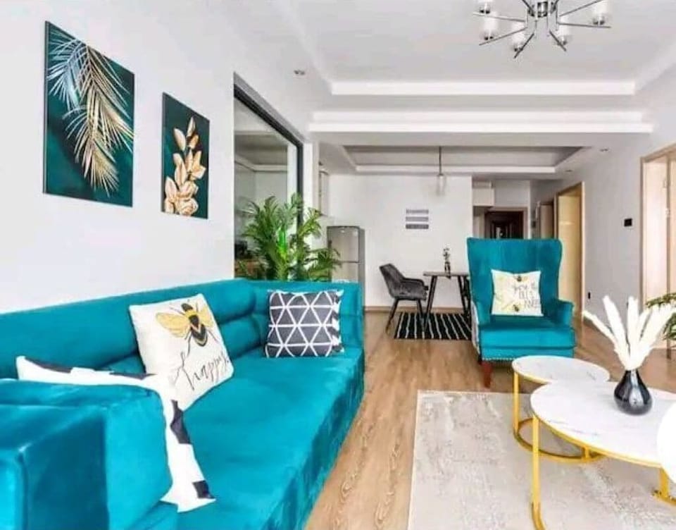 Classic Apartment, Balcony, City View | Living area | 55-inch Smart TV with cable channels, Netflix, first-run movies