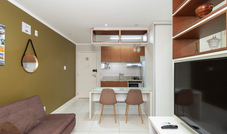 Basic Apartment | Living area | 40-inch TV with digital channels