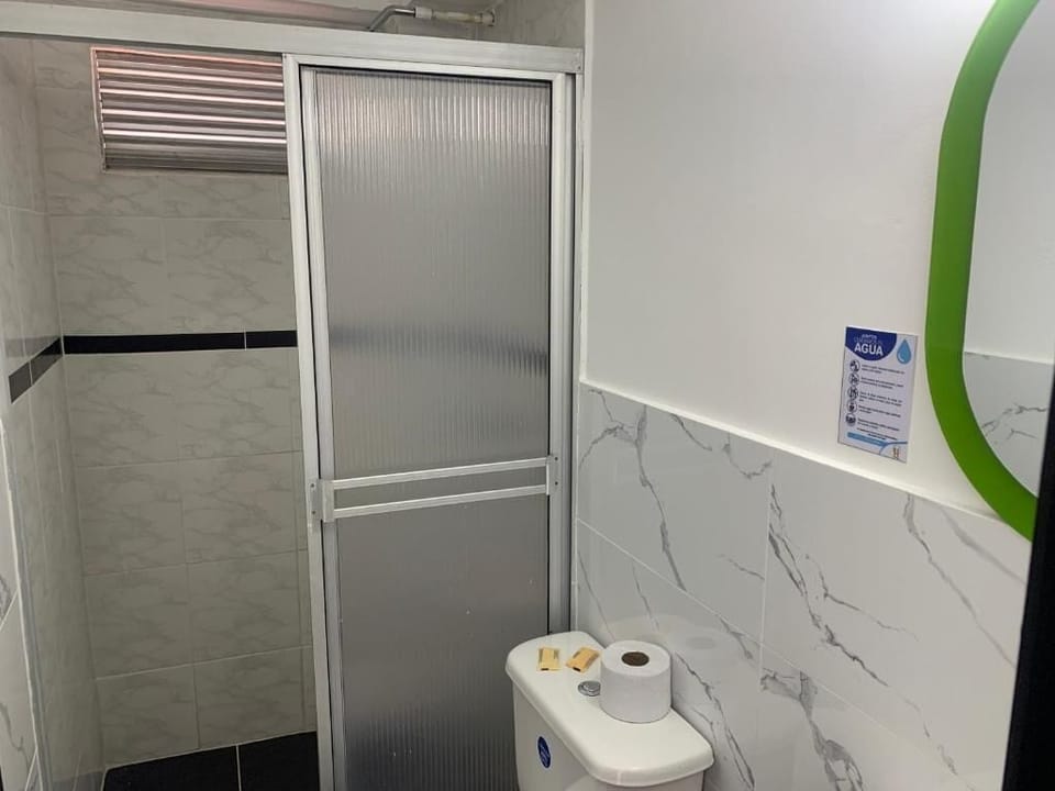 Towels, soap, toilet paper