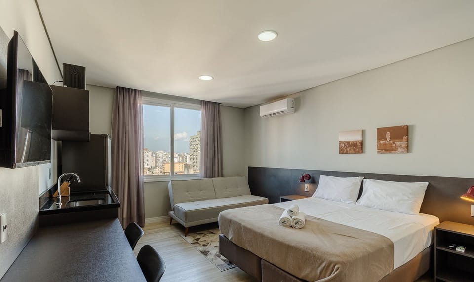 Comfort w/ Pool Close to Ccmq Tco1215 Apartment in Porto Alegre
