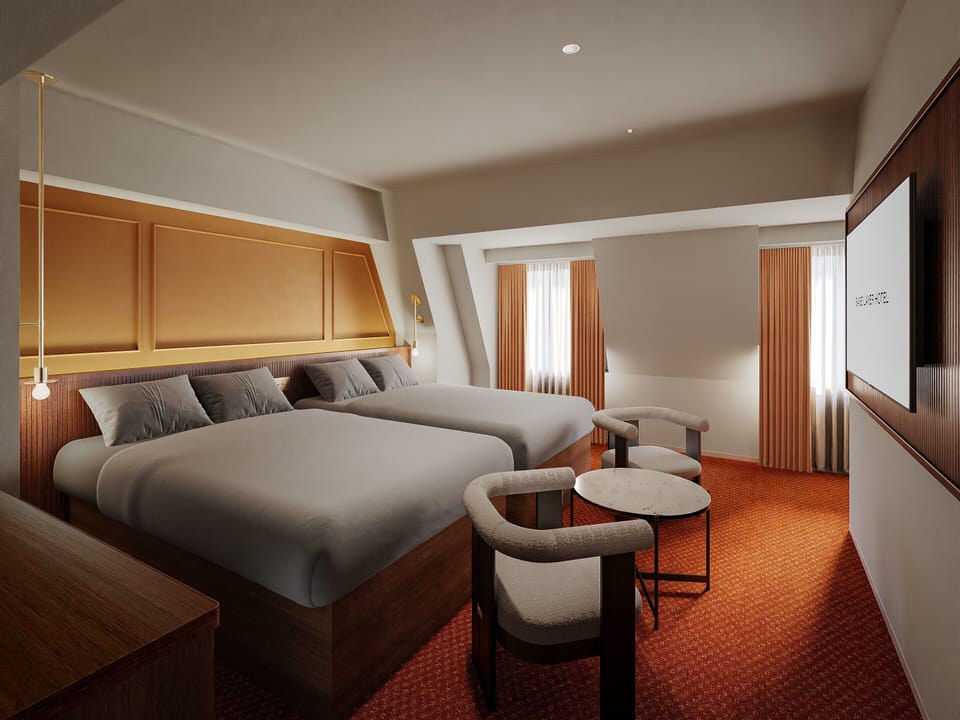 Twin Room, Non Smoking (B) | In-room safe, WiFi (free), bed sheets