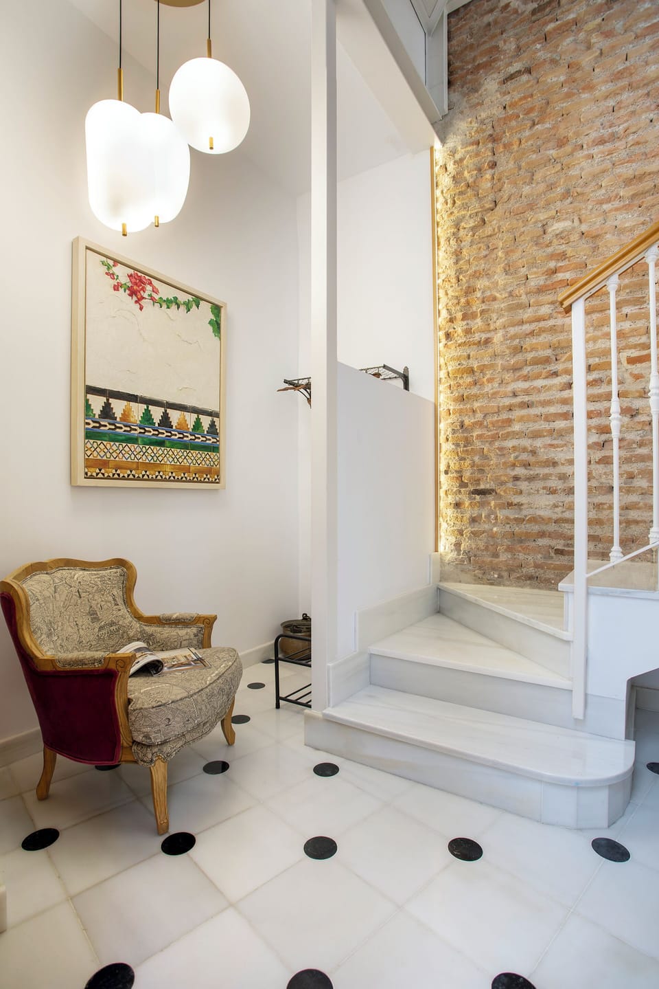 Interior entrance