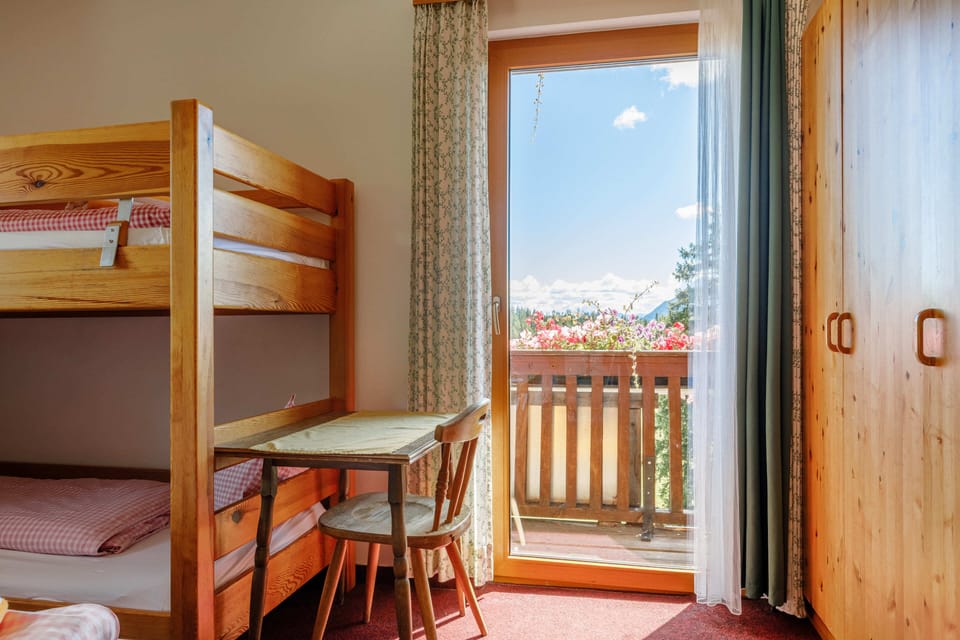 Deluxe Quadruple Room, Balcony, Mountain View | Desk, WiFi (free)