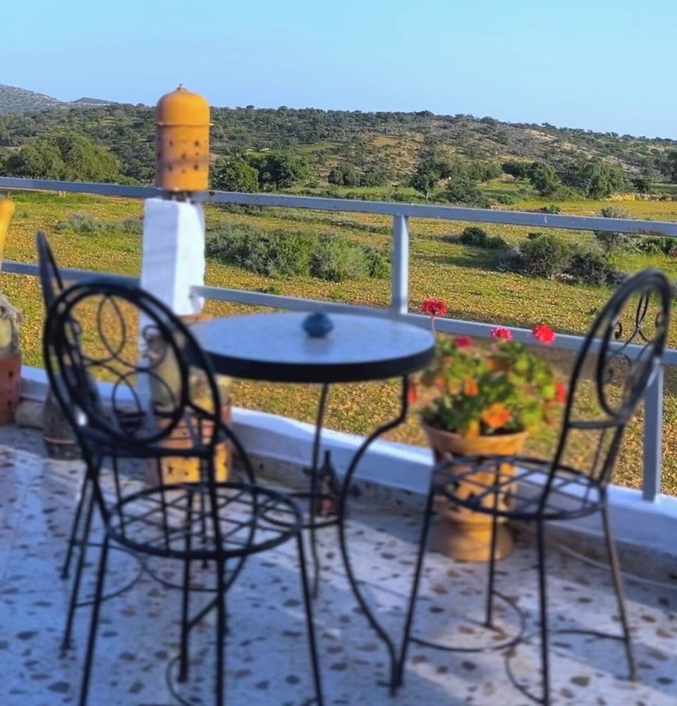 Comfort Double Room, Balcony, Mountain View | Outdoor dining