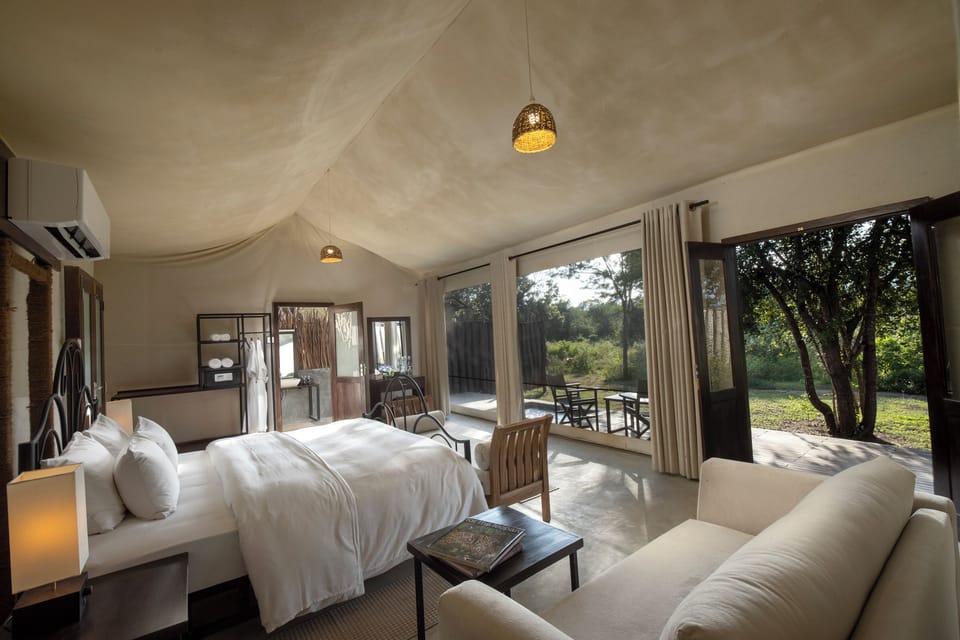 Tent, Private Pool, Garden View