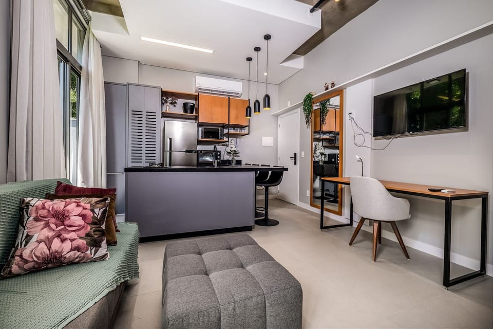 Basic Apartment | Living area | 40-inch TV with digital channels