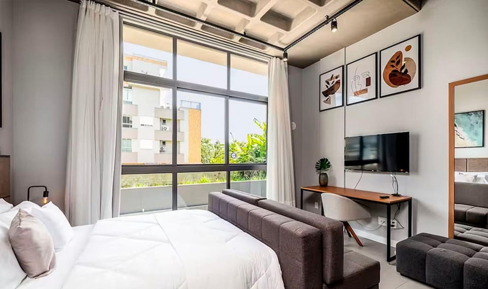Amazing Studio 750m From Canas Beach Tps105 Apartment in Florianopolis