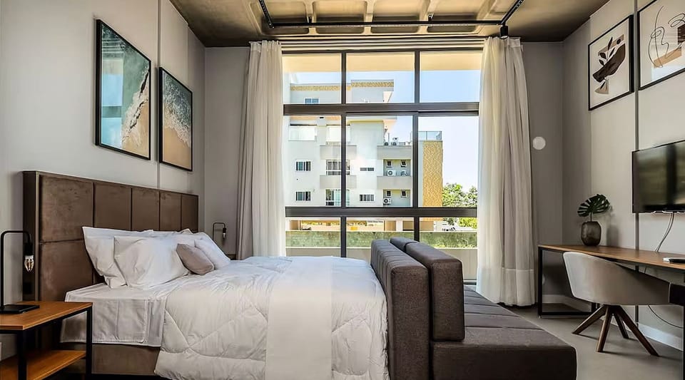 Amazing Studio 750m From Canas Beach Tps105 Apartment in Florianopolis
