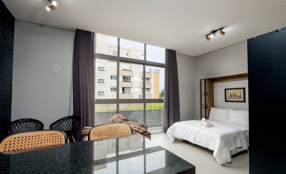 New Studio 750m From Canas Beach Tps103 Apartment in Florianopolis