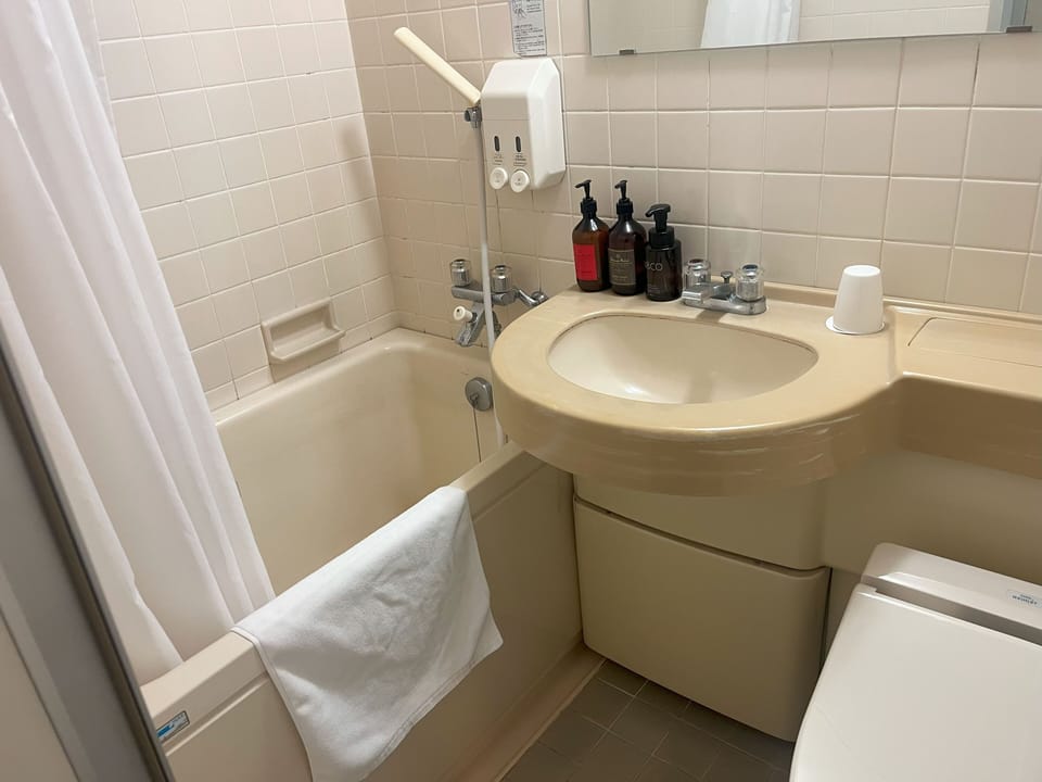 Basic Single Room | Bathroom | Combined shower/tub, hair dryer, slippers, towels