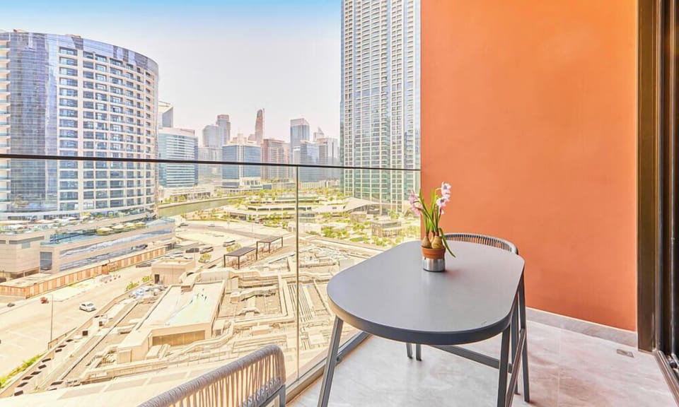 Deluxe Apartment, City View | Balcony view