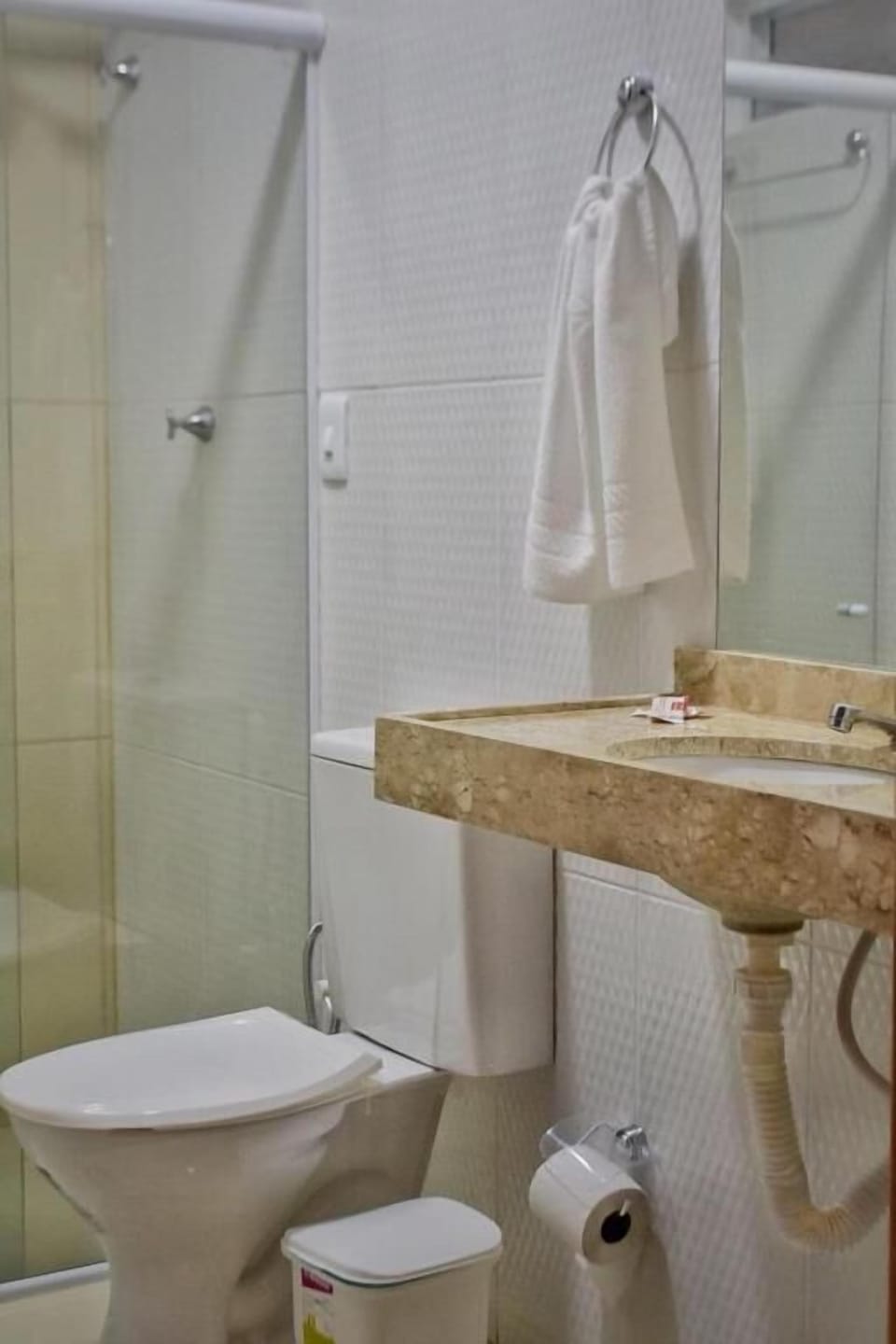 Double Room | Bathroom | Shower, towels, soap, shampoo