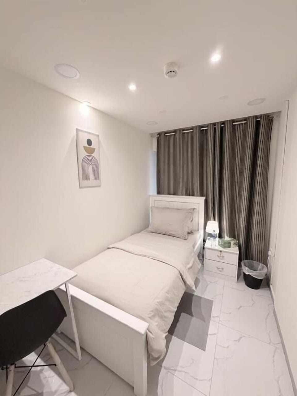 Blackout drapes, iron/ironing board (on request), WiFi (free)