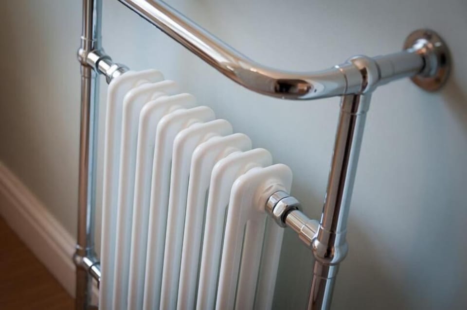 Shower, rainfall showerhead, designer toiletries, hair dryer