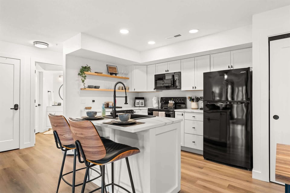 Condo, Multiple Beds, Balcony (The One on the Water) | Private kitchen | Coffee/tea maker