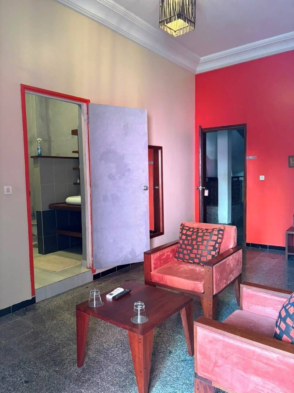 Superior Double Room, Balcony | Living area | 40-inch TV with cable channels