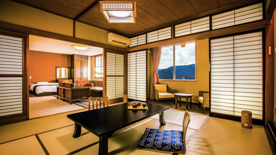 Suite Japanese Western Style with Bath, Non-Smoking | In-room safe, desk, iron/ironing board (on request), WiFi (free)