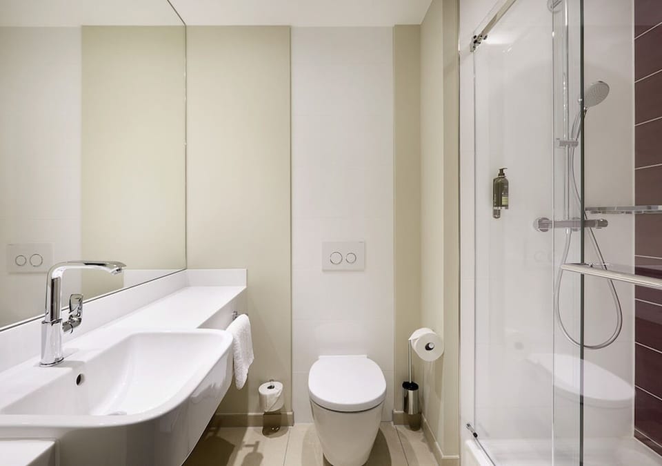Towels, soap, toilet paper